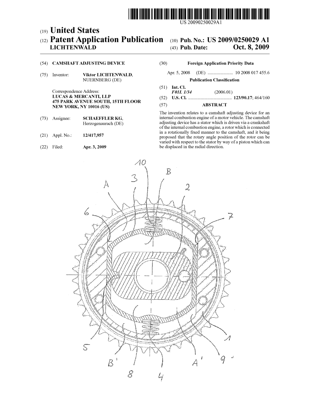 CAMSHAFT ADJUSTING DEVICE - diagram, schematic, and image 01