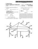 ERECTABLE SHELTER WITH THREE WAY AWNING diagram and image