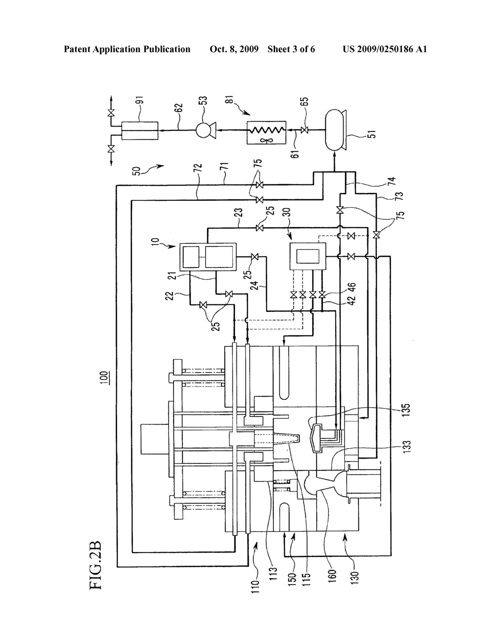 Cooling System for low pressure casting device - diagram, schematic, and image 04