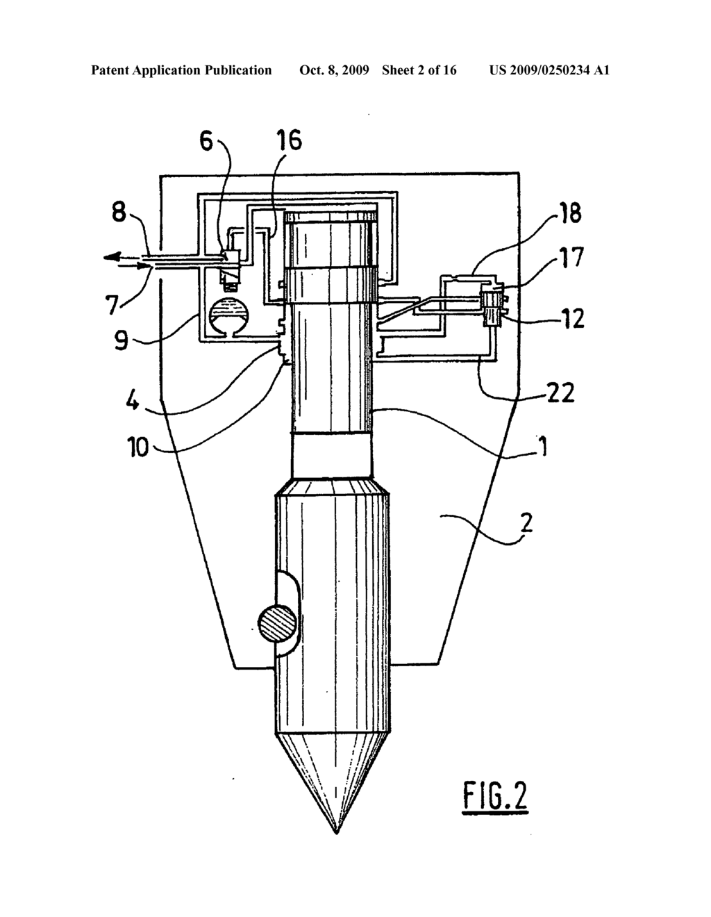 Percussion Equipment Driven by a Pressurized Incompressible Fluid - diagram, schematic, and image 03