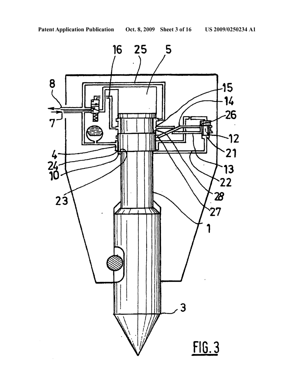 Percussion Equipment Driven by a Pressurized Incompressible Fluid - diagram, schematic, and image 04