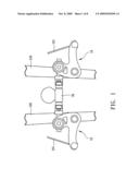 Brake pad holder with arrangement for fine adjustment of a distance between brake pad and wheel rim diagram and image