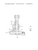 Brake pad holder with arrangement for fine adjustment of a distance between brake pad and wheel rim diagram and image