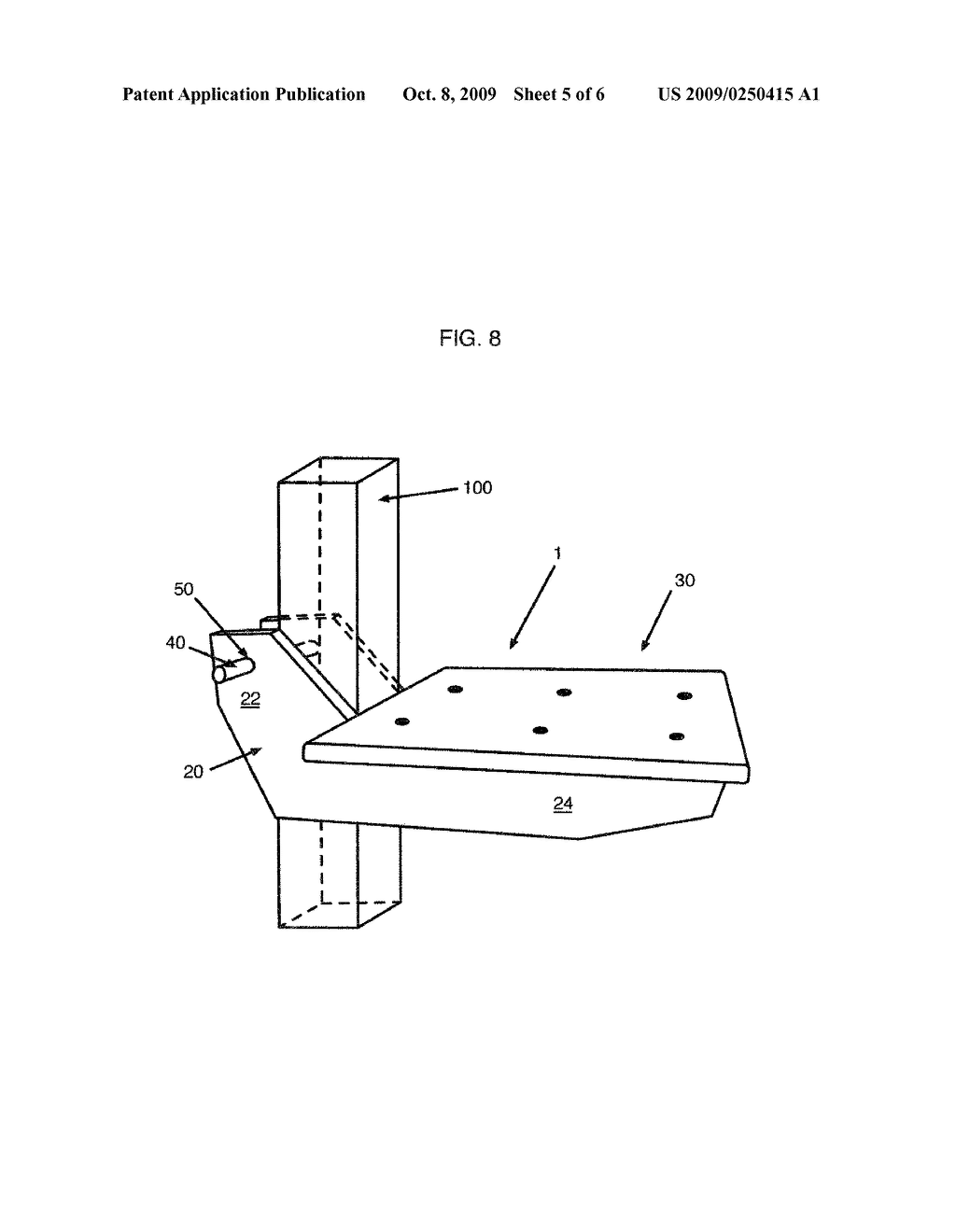 VERTICALLY ADJUSTABLE CANTILEVER PLANT HOLDER - diagram, schematic, and image 06