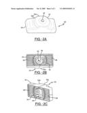 SPARE TIRE HOIST SYSTEM WITH COMPOSITE WHEEL PLATE HAVING SPRING RECESS diagram and image