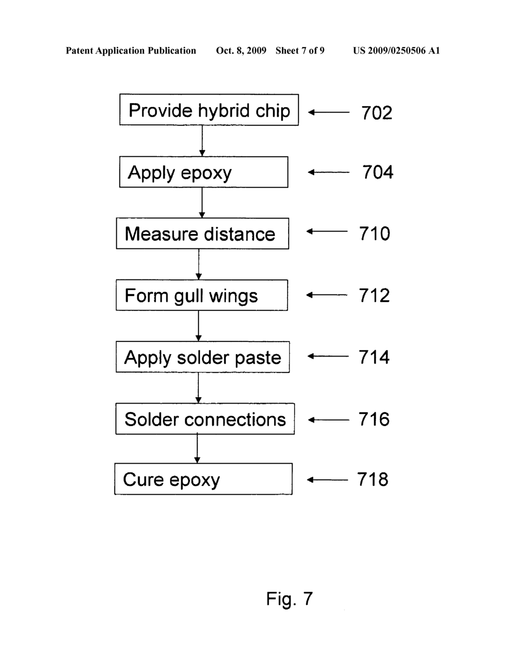 Apparatus and methods of attaching hybrid vlsi chips to printed wiring boards - diagram, schematic, and image 08