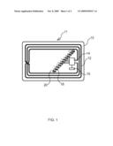 CONTACTLESS PORTABLE OBJECT CAPABLE OF PROVIDING AN INDICATION ON THE PERFORMANCE OF A CONTACTLESS READER diagram and image