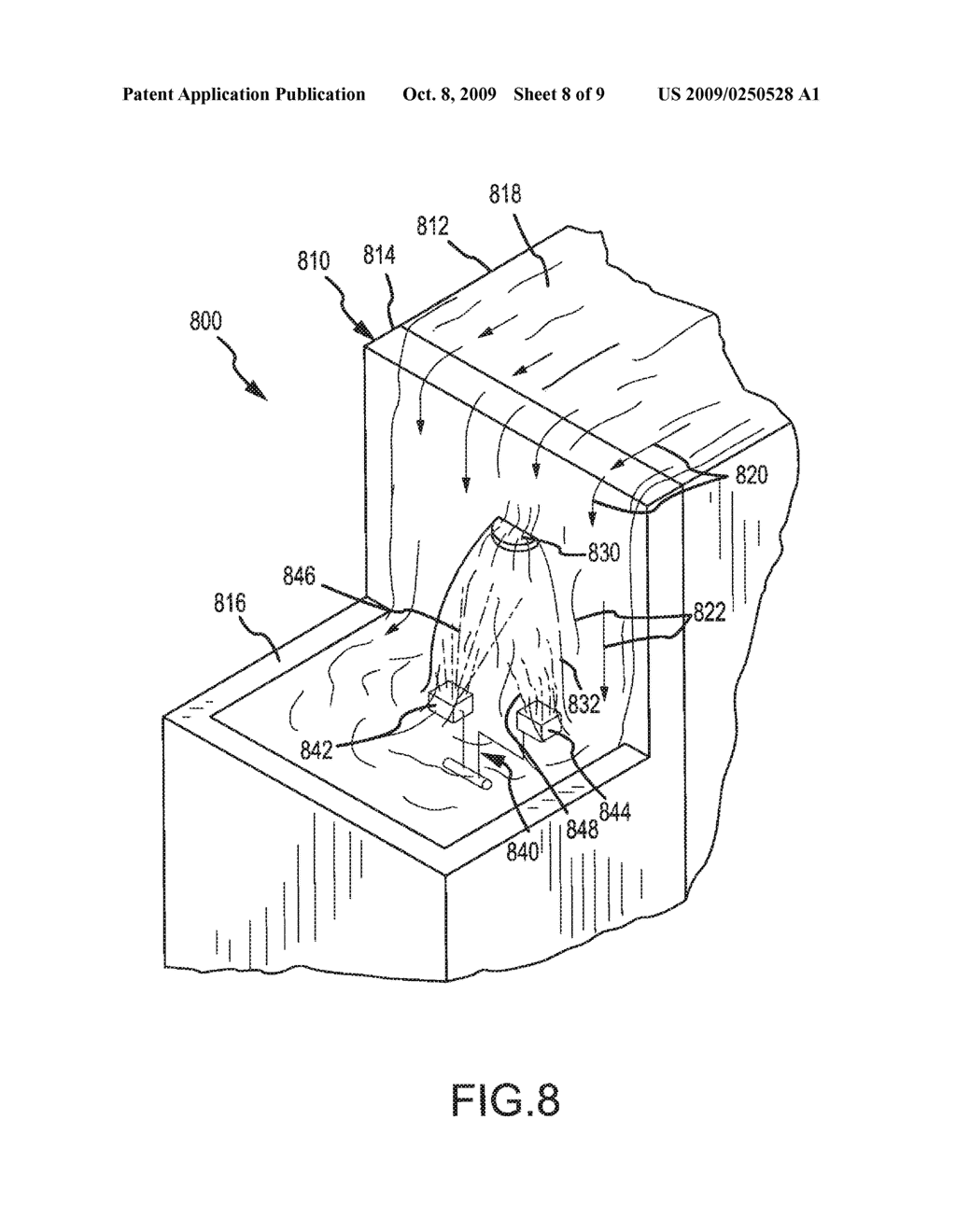 FOUNTAIN WITH FOG-FILLED, ILLUMINATED WATER DOMES - diagram, schematic, and image 09