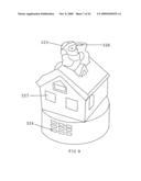 Waterfall decorative humidifier diagram and image