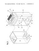 SHREDDER ADAPTED TO ENCOURAGE THE SETTLING OF SHREDDED MATERIAL THEREIN AND A METHOD OF SHREDDING diagram and image