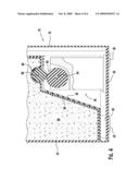 SHREDDER ADAPTED TO ENCOURAGE THE SETTLING OF SHREDDED MATERIAL THEREIN AND A METHOD OF SHREDDING diagram and image