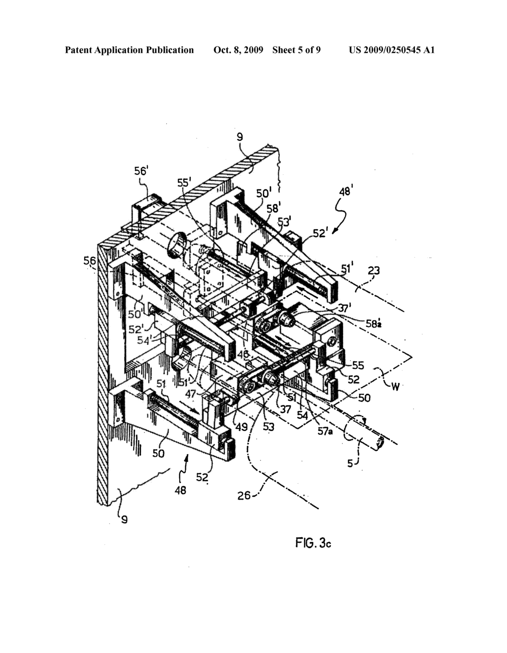 REWINDING MACHINE TO REWIND WEB MATERIAL ON A CORE FOR ROLLS AND CORRESPONDING METHOD OF WINDING - diagram, schematic, and image 06