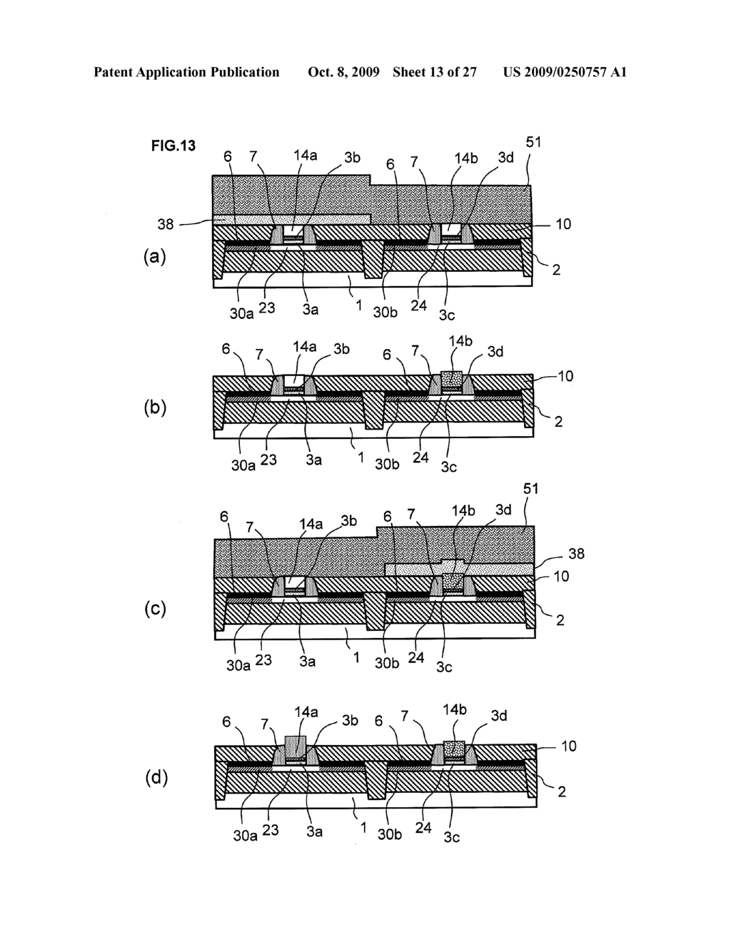 SEMICONDUCTOR DEVICE AND METHOD FOR MANUFACTURING SAME - diagram, schematic, and image 14