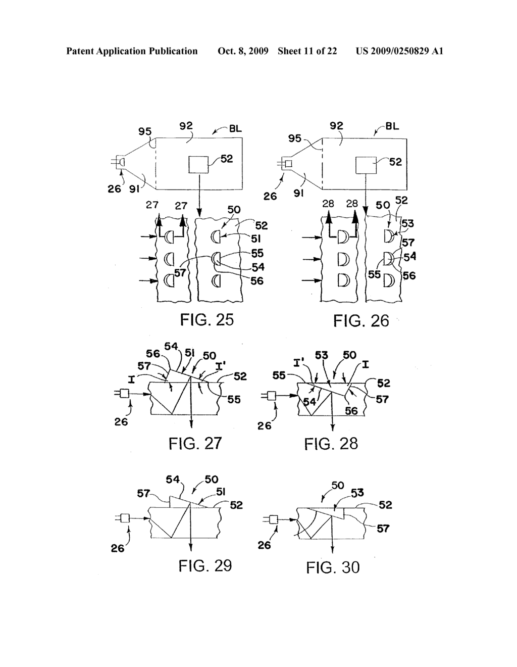 METHODS OF CUTTING OR FORMING CAVITIES IN A SUBSTRATE FOR USE IN MAKING OPTICAL FILMS, COMPONENTS OR WAVE GUIDES - diagram, schematic, and image 12