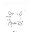 Cinquefoil chuck diagram and image