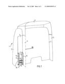 CAB FOR A MOTOR-DRIVEN TRACTOR VEHICLE diagram and image