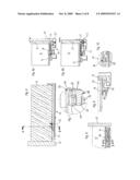 Flush-mounted guiding arrangement for furniture components, in particular drawers in the body of furniture pieces diagram and image