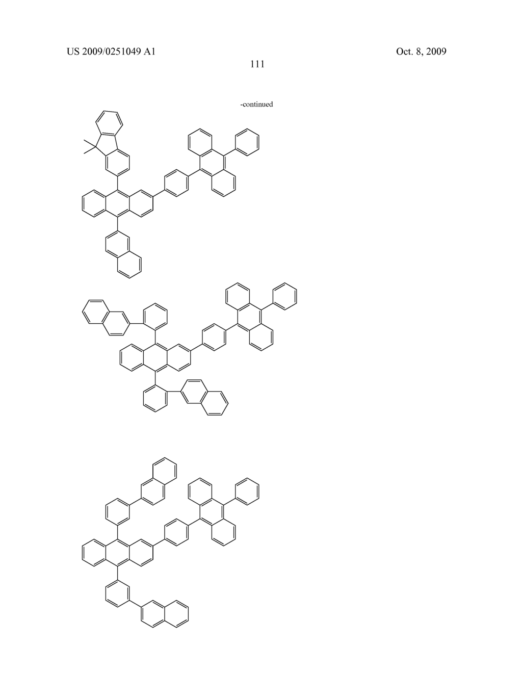 Organic electroluminescent device utilizing organic electroluminescent compounds - diagram, schematic, and image 113