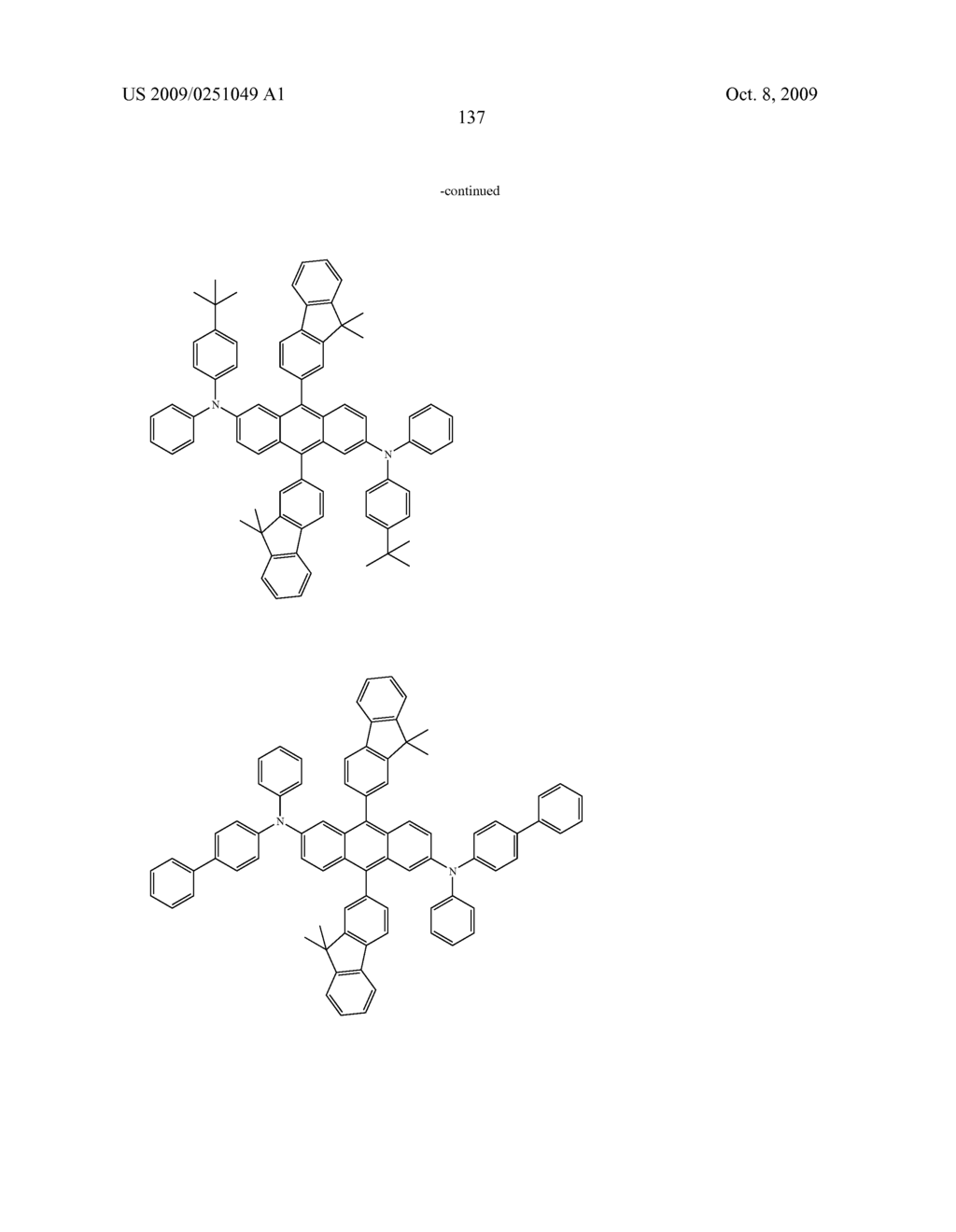 Organic electroluminescent device utilizing organic electroluminescent compounds - diagram, schematic, and image 139