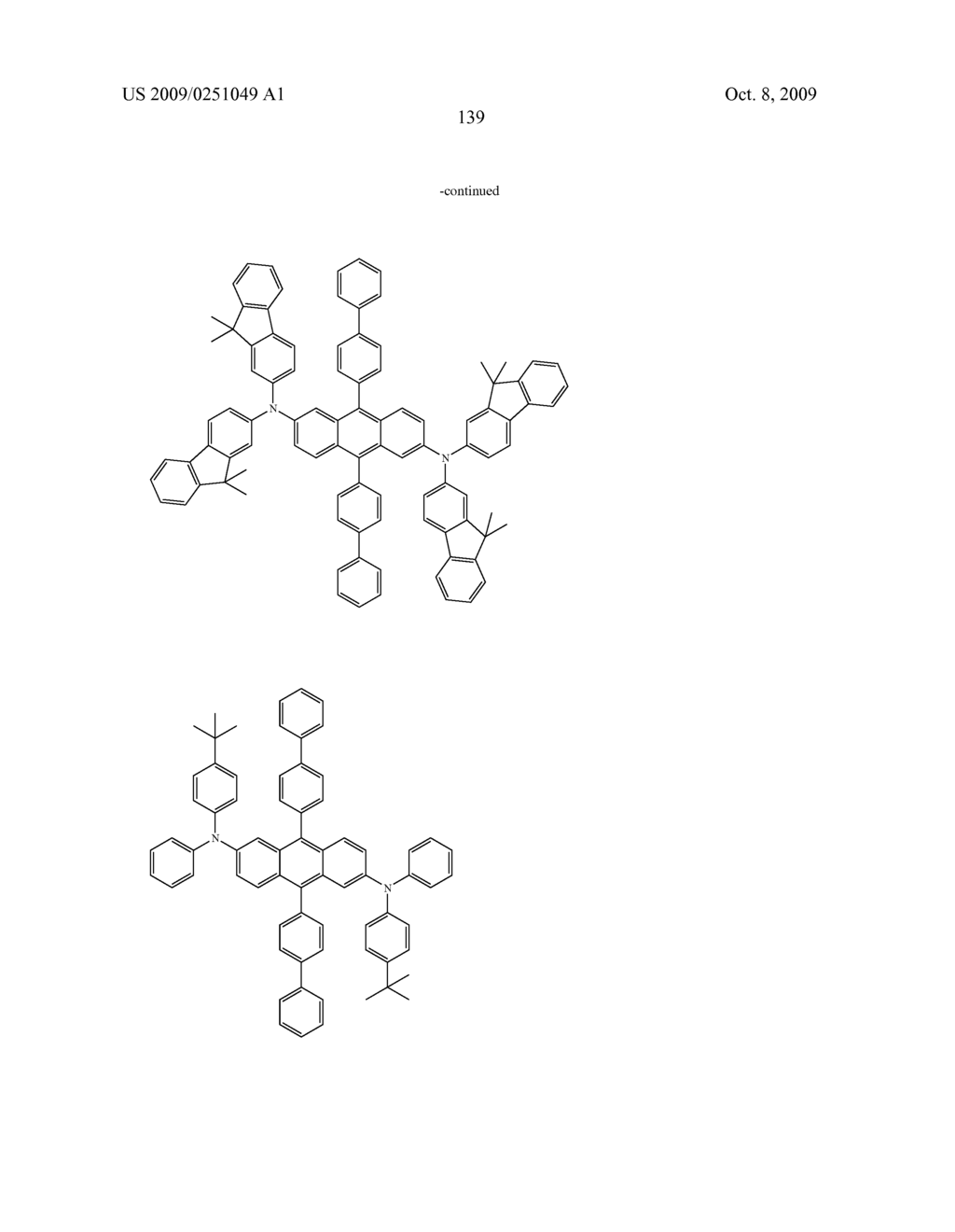 Organic electroluminescent device utilizing organic electroluminescent compounds - diagram, schematic, and image 141