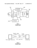 HID ballast with integrated voltage multiplier and lamp temperature compensation diagram and image