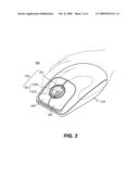 Computer input device for automatically scrolling in different speed diagram and image