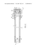 LED flashlight with mechanical switch operable to adjust light brightness diagram and image