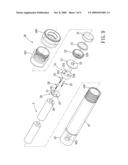 LED flashlight with mechanical switch operable to adjust light brightness diagram and image