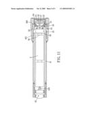 LED flashlight with mechanical switch operable to adjust light brightness diagram and image