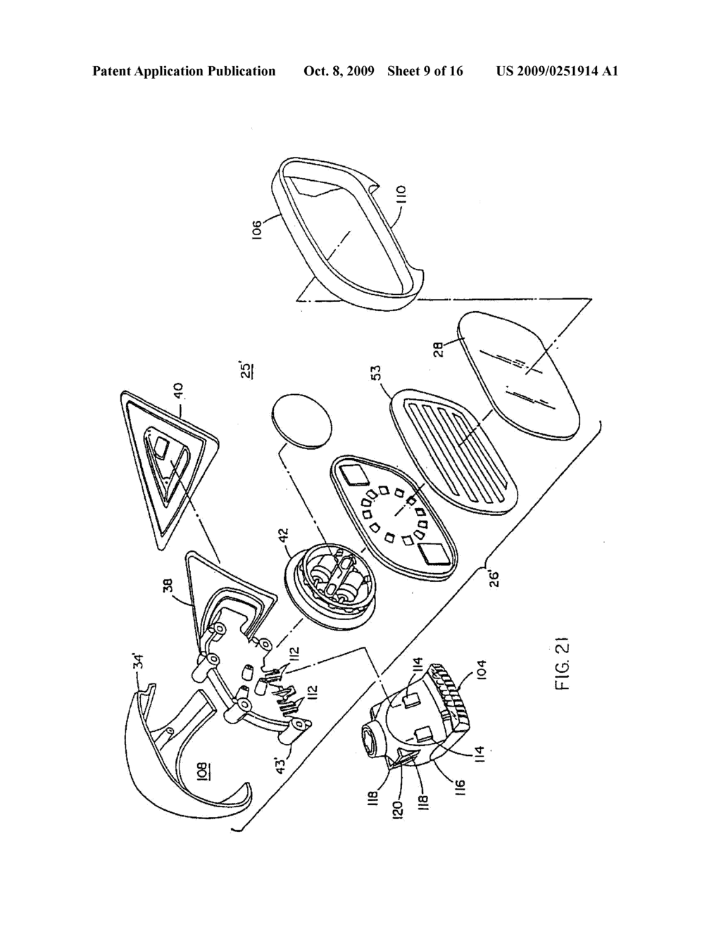 LIGHT MODULE FOR A VEHICULAR EXTERIOR MIRROR ASSEMBLY - diagram, schematic, and image 10