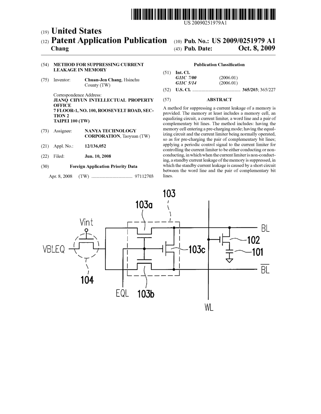 METHOD FOR SUPPRESSING CURRENT LEAKAGE IN MEMORY - diagram, schematic, and image 01