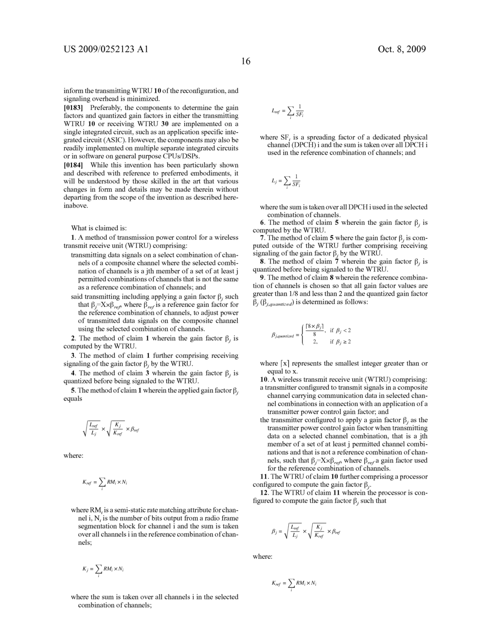 APPARATUS AND METHODS FOR DETERMINATION OF GAIN FACTORS FOR WIRELESS COMMUNICATION TRANSMISSION POWER - diagram, schematic, and image 28