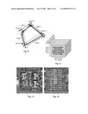 Method and System for detecting polygon Boundaries of structures in images as particle tracks through fields of corners and pixel gradients diagram and image