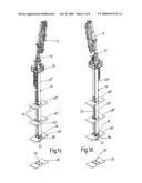 ARRANGEMENT FOR CONVEYING CONCRETE WITH A HEIGHT-ADJUSTABLE CONCRETE DISTRIBUTING MAST diagram and image