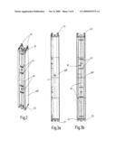 ARRANGEMENT FOR CONVEYING CONCRETE WITH A HEIGHT-ADJUSTABLE CONCRETE DISTRIBUTING MAST diagram and image