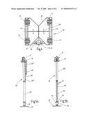 ARRANGEMENT FOR CONVEYING CONCRETE WITH A HEIGHT-ADJUSTABLE CONCRETE DISTRIBUTING MAST diagram and image