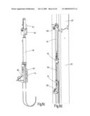 ARRANGEMENT FOR CONVEYING CONCRETE WITH A HEIGHT-ADJUSTABLE CONCRETE DISTRIBUTING MAST diagram and image