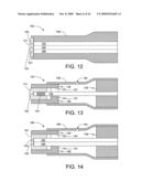 Apparatus for body fluid analysis using surface-textured optical materials diagram and image