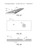 Apparatus for body fluid analysis using surface-textured optical materials diagram and image