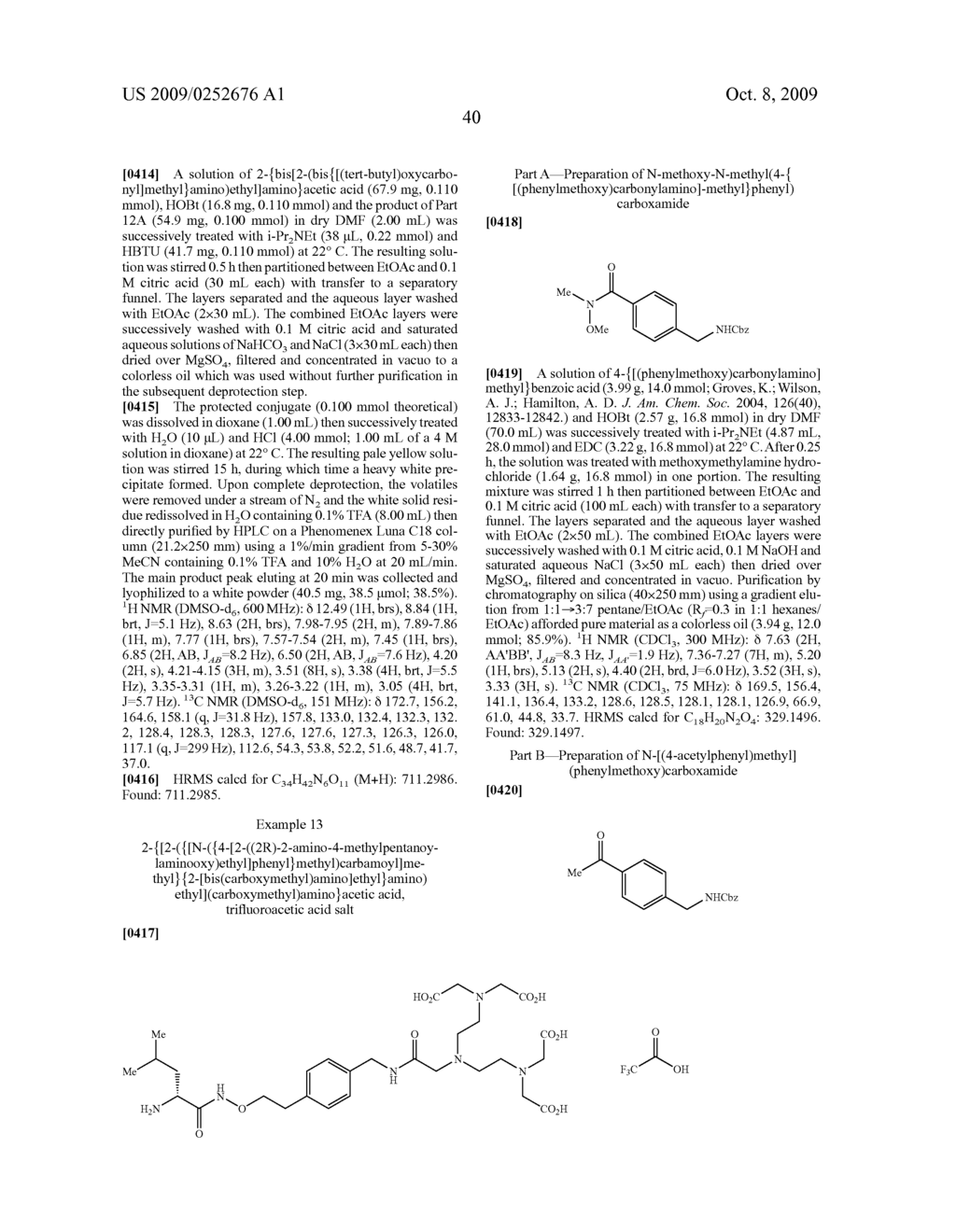 N-ALKOXYAMIDE CONJUGATES AS IMAGING AGENTS - diagram, schematic, and image 42