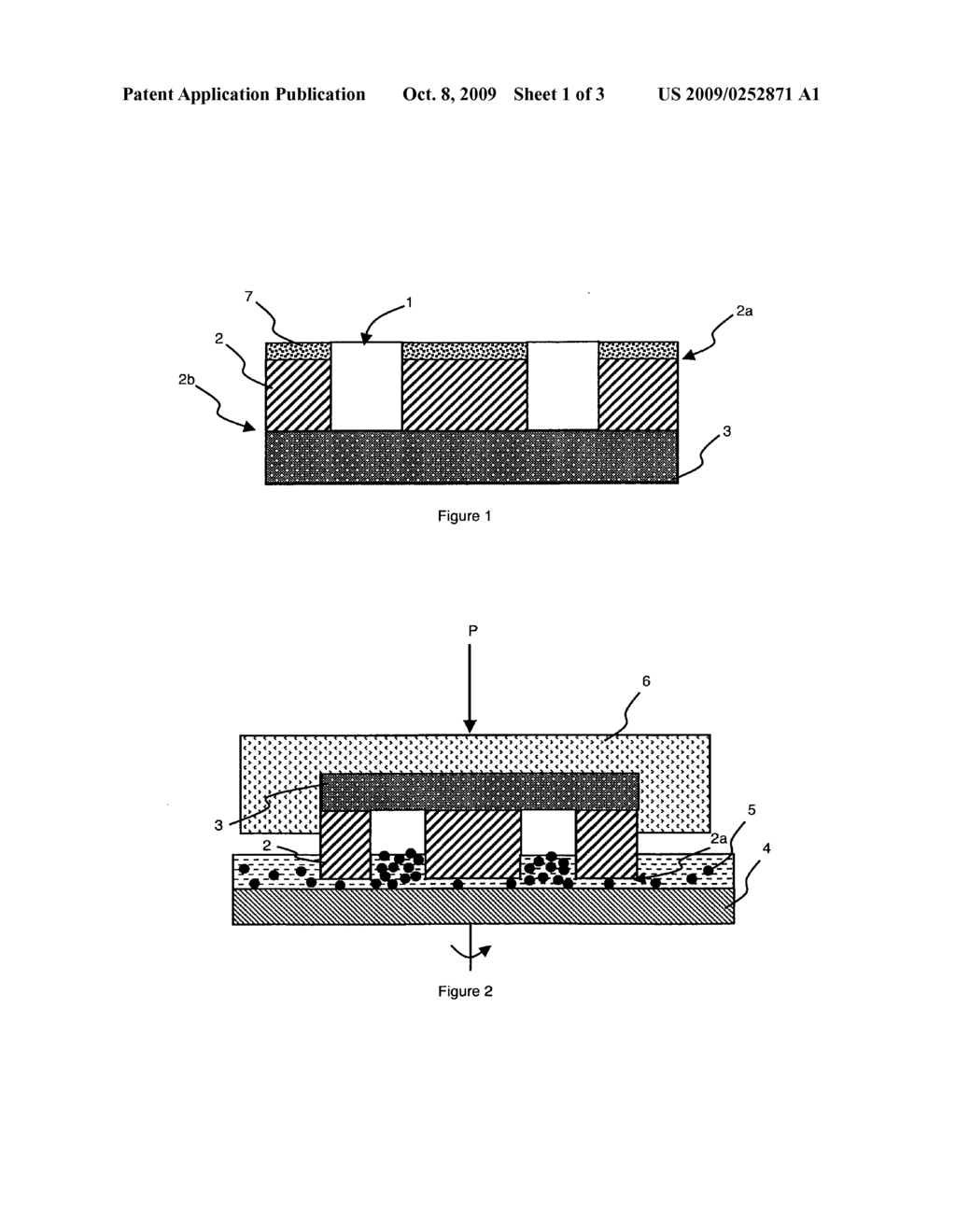Method for producing a membrane comprising micropassages made from porous material by chemical mechanical polishing - diagram, schematic, and image 02