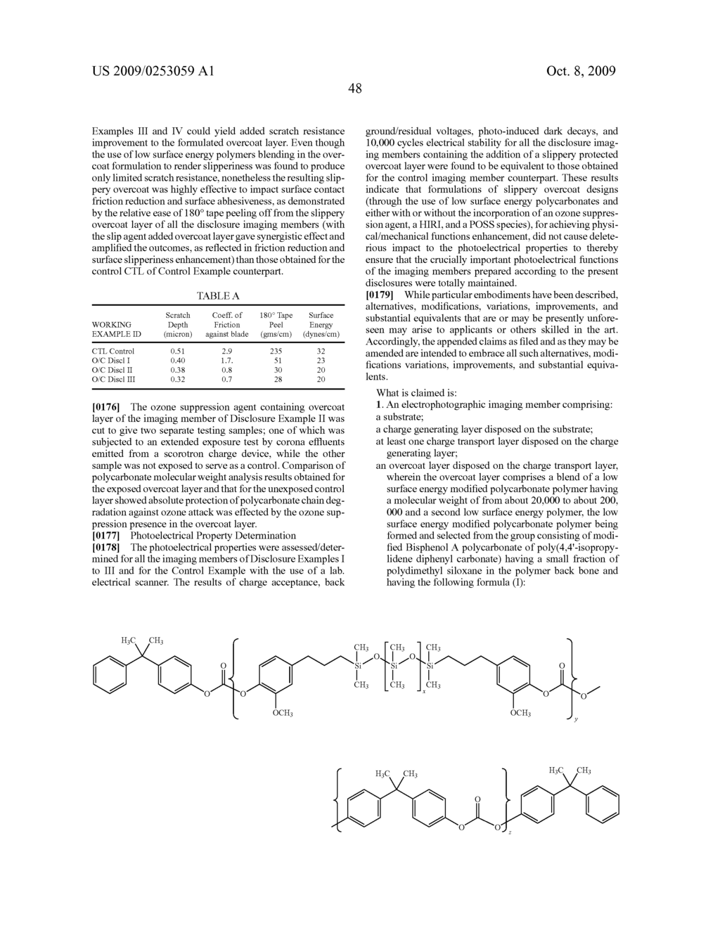 LOW FRICTION ELECTROSTATOGRAPHIC IMAGING MEMBER - diagram, schematic, and image 51