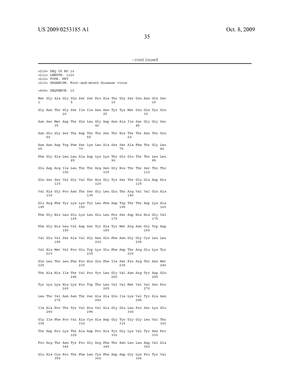 AVIPOX RECOMBINANTS EXPRESSING FOOT AND MOUTH DISEASE VIRUS GENES - diagram, schematic, and image 114