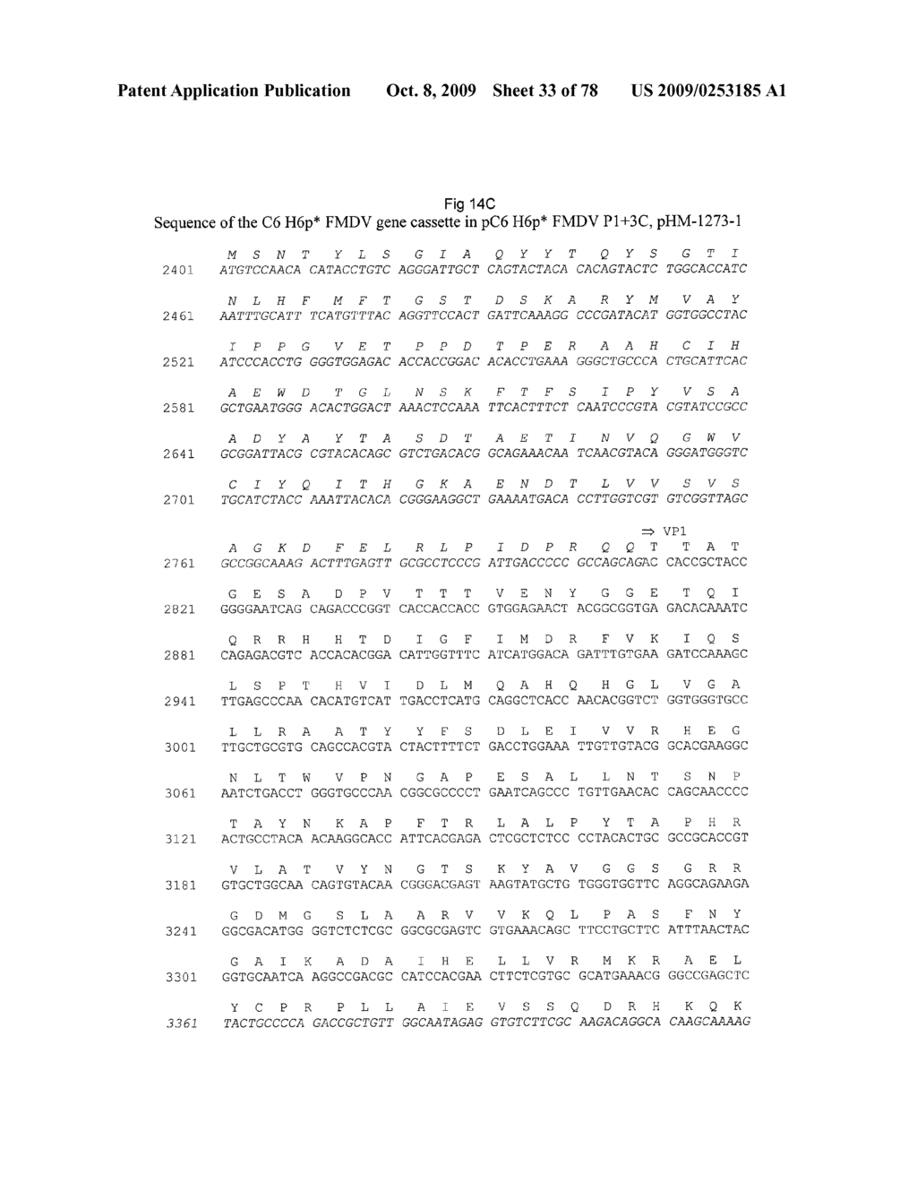 AVIPOX RECOMBINANTS EXPRESSING FOOT AND MOUTH DISEASE VIRUS GENES - diagram, schematic, and image 34