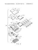 Cable assembly with staggered cable arrangement diagram and image