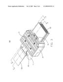 Cable assembly with staggered cable arrangement diagram and image