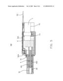 Cable assembly with staggered cable arrangement diagram and image