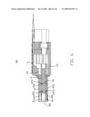 Cable assembly with staggered cable arrangement diagram and image