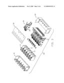 Electrical connector having improved connecting module diagram and image