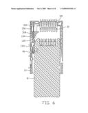 Electrical card connector with improved card locking arm for holding an inserted card diagram and image